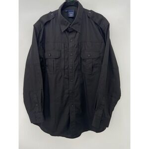 Propper Tactical Shirt Mens XL R Black F5312 Gorpcore Utility Uniform Military